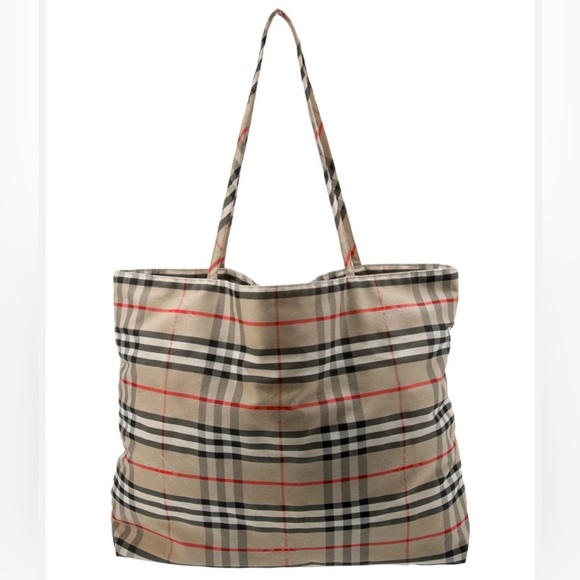 BURBERRY LONDON Haymarket Check Tote - Picture 1 of 10